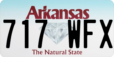 AR license plate 717WFX