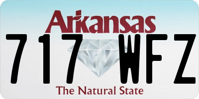 AR license plate 717WFZ