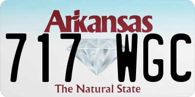 AR license plate 717WGC