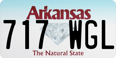 AR license plate 717WGL