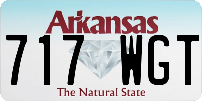 AR license plate 717WGT