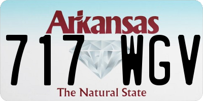 AR license plate 717WGV
