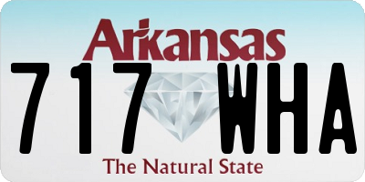 AR license plate 717WHA
