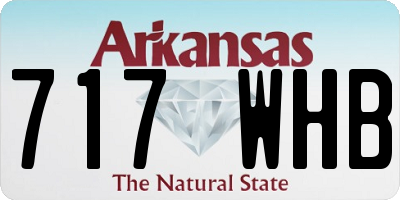 AR license plate 717WHB
