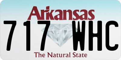 AR license plate 717WHC