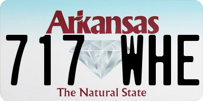AR license plate 717WHE