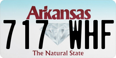 AR license plate 717WHF