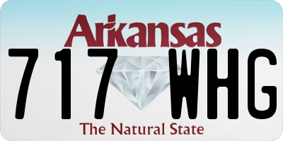 AR license plate 717WHG