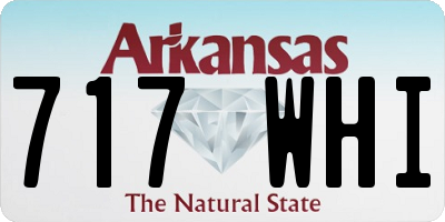 AR license plate 717WHI