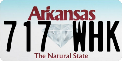 AR license plate 717WHK