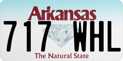 AR license plate 717WHL