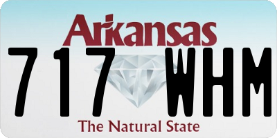 AR license plate 717WHM