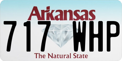 AR license plate 717WHP