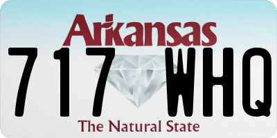 AR license plate 717WHQ