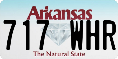 AR license plate 717WHR