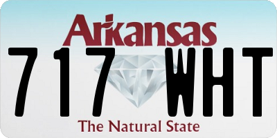 AR license plate 717WHT