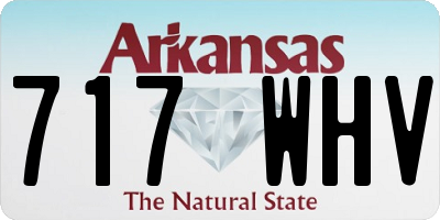 AR license plate 717WHV