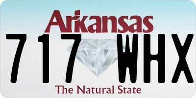 AR license plate 717WHX