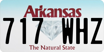AR license plate 717WHZ