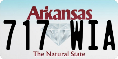 AR license plate 717WIA