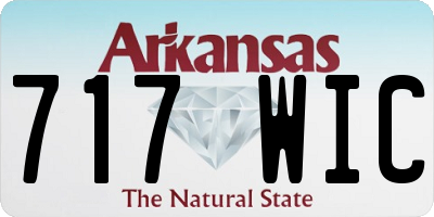 AR license plate 717WIC