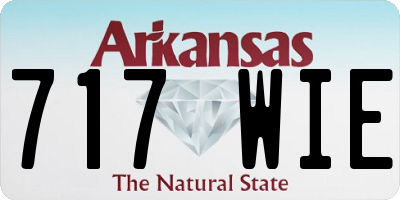 AR license plate 717WIE