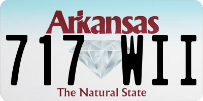 AR license plate 717WII