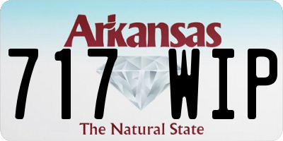 AR license plate 717WIP