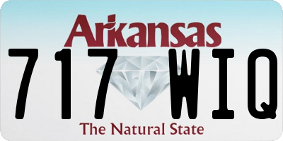 AR license plate 717WIQ