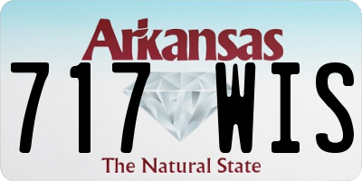 AR license plate 717WIS