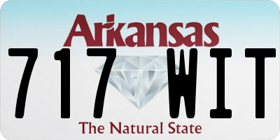 AR license plate 717WIT