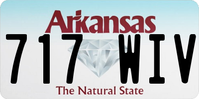 AR license plate 717WIV