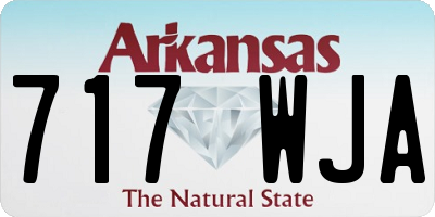 AR license plate 717WJA