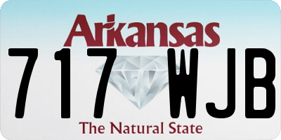 AR license plate 717WJB