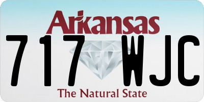 AR license plate 717WJC