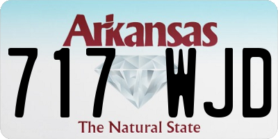 AR license plate 717WJD