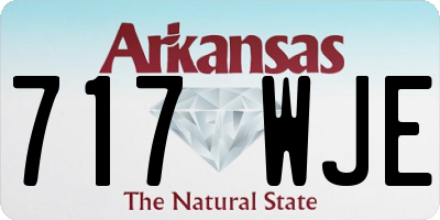 AR license plate 717WJE
