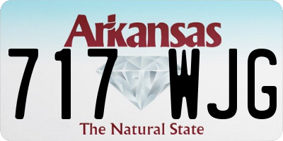 AR license plate 717WJG