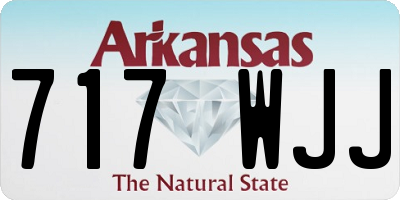 AR license plate 717WJJ