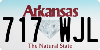 AR license plate 717WJL