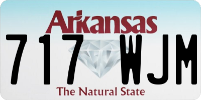 AR license plate 717WJM