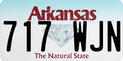 AR license plate 717WJN