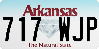 AR license plate 717WJP