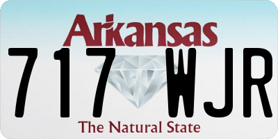 AR license plate 717WJR