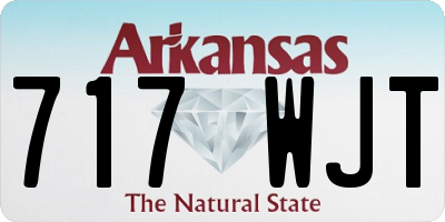 AR license plate 717WJT