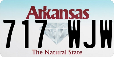 AR license plate 717WJW