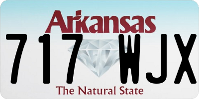 AR license plate 717WJX