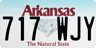 AR license plate 717WJY