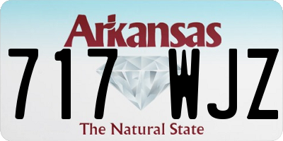 AR license plate 717WJZ