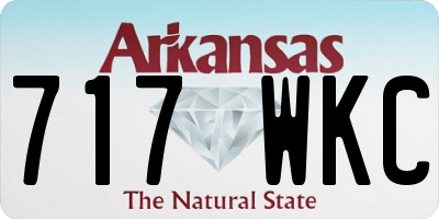 AR license plate 717WKC
